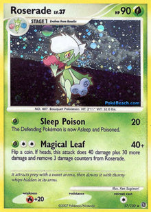 Roserade Lv.37 - Secret Wonders (Holo Rare) [SW-17]