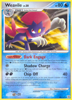 Weavile Lv.30 - Secret Wonders (Rare) [SW-40]