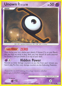 Unown  Lv.16 - Secret Wonders (Uncommon) [SW-72]