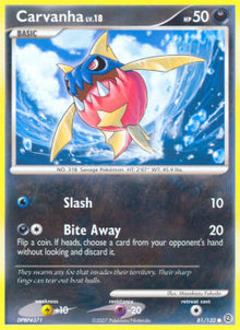 Carvanha Lv.18 - Secret Wonders (Common) [SW-81]