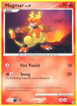 Magmar Lv.27 - Secret Wonders (Common) [SW-93]