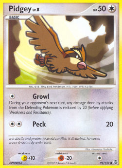 Pidgey Lv.8 - Secret Wonders (Common) [SW-99]