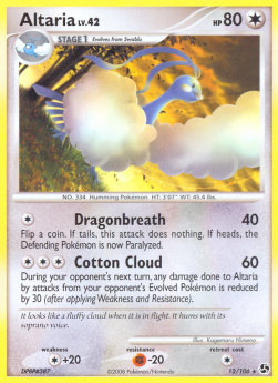 Altaria Lv.42 - Great Encounters (Rare) [GE-12]
