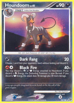 Houndoom Lv.41 - Great Encounters (Rare) [GE-18]