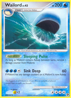 Wailord Lv.43 - Great Encounters (Rare) [GE-30]