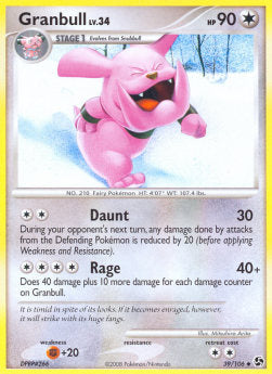 Granbull Lv.34 - Great Encounters (Uncommon) [GE-39]