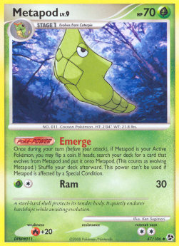 Metapod Lv.9 - Great Encounters (Uncommon) [GE-47]