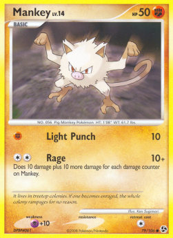 Mankey Lv.14 - Great Encounters (Common) [GE-79]