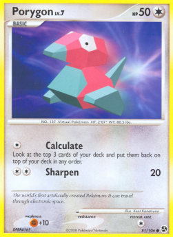 Porygon Lv.7 - Great Encounters (Common) [GE-81]