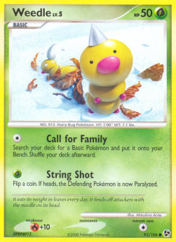 Weedle Lv.5 - Great Encounters (Common) [GE-93]
