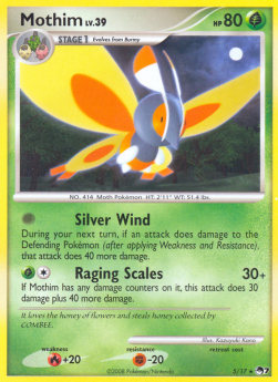 Mothim Lv.39 - POP Series 7 (Rare) [POP7-5]