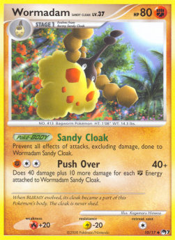 Wormadam Sandy Cloak Lv.37 - POP Series 7 (Uncommon) [POP7-10]