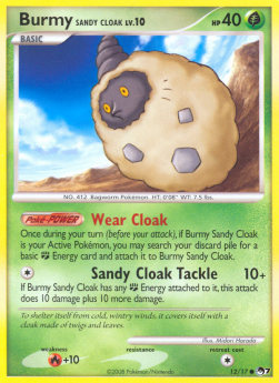 Burmy Sandy Cloak Lv.10 - POP Series 7 (Common) [POP7-12]