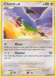 Chatot Lv.30 - Majestic Dawn (Common) [MD-55]
