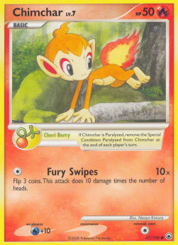 Chimchar Lv.7 - Majestic Dawn (Common) [MD-57]
