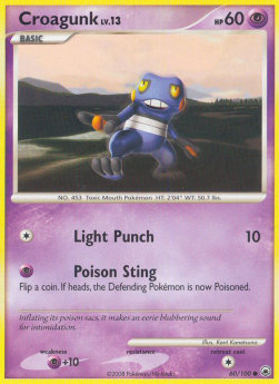 Croagunk Lv.13 - Majestic Dawn (Common) [MD-60]