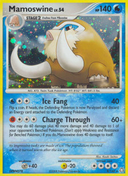 Mamoswine Lv.54 - Legends Awakened (Holo Rare) [LA-9]