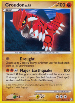 Groudon Lv.45 - Legends Awakened (Rare) [LA-29]
