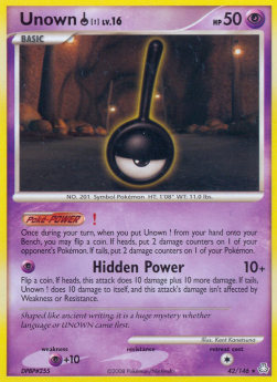 Unown  Lv.16 - Legends Awakened (Rare) [LA-42]