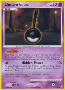 Unown  Lv.16 - Legends Awakened (Rare) [LA-42]