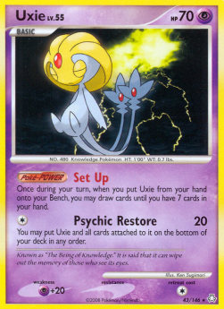 Uxie Lv.55 - Legends Awakened (Rare) [LA-43]