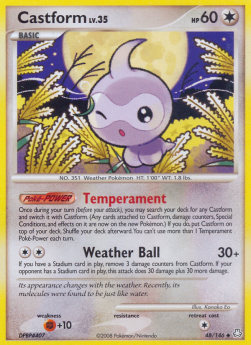 Castform Lv.35 - Legends Awakened (Uncommon) [LA-48]