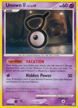 Unown  Lv.17 - Legends Awakened (Uncommon) [LA-79]