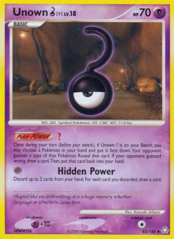 Unown  Lv.18 - Legends Awakened (Uncommon) [LA-82]