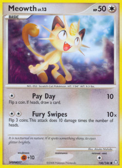 Meowth Lv.13 - Legends Awakened (Common) [LA-106]