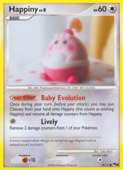 Happiny Lv.8 - POP Series 8 (Common) [POP8-14]