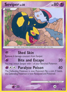 Seviper Lv.30 - Platinum (Uncommon) [PL-61]