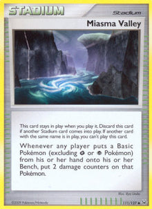 Miasma Valley - Platinum (Uncommon) [PL-111]