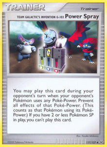 Team Galactic's Invention G-103 Power Spray - Platinum (Uncommon) [PL-117]