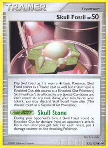Skull Fossil - Platinum (Common) [PL-120]