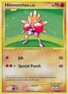 Hitmonchan Lv.33 - Platinum (Secret Rare) [PL-129]