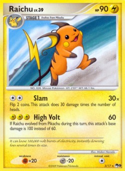 Raichu Lv.39 - POP Series 9 (Rare) [POP9-3]