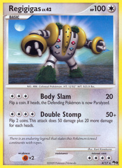 Regigigas Lv.42 - POP Series 9 (Rare) [POP9-4]