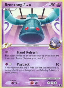 Bronzong  Lv.54 - Rising Rivals (Rare) [RR-16]