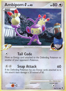 Ambipom  Lv.40 - Rising Rivals (Common) [RR-56]