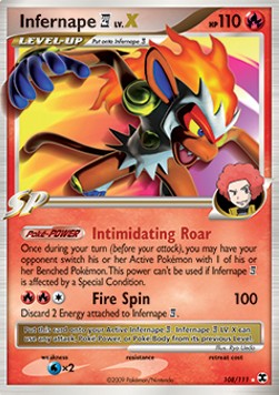 Infernape  LV.X - Rising Rivals (Ultra Rare) [RR-108]