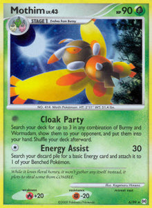 Mothim Lv.43 - Arceus (Holo Rare) [AR-6]