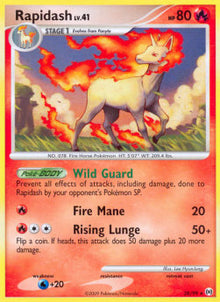 Rapidash Lv.41 - Arceus (Rare) [AR-28]