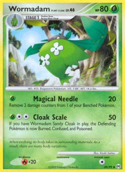 Wormadam Plant Cloak Lv.46 - Arceus (Uncommon) [AR-49]