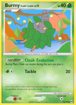 Burmy Plant Cloak Lv.11 - Arceus (Common) [AR-56]