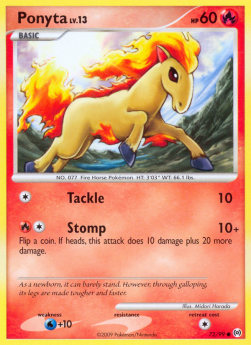 Ponyta Lv.13 - Arceus (Common) [AR-72]