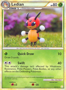 Ledian - HeartGold & SoulSilver (Rare) [HS-25]