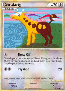 Girafarig - HeartGold & SoulSilver (Common) [HS-64]