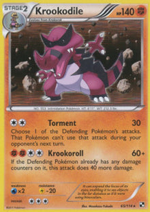 Krookodile - Black & White (Holo Rare) [BLW-65]