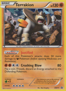 Terrakion - BW Black Star Promos (Promo) [BW-71]