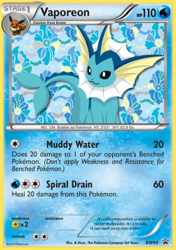 Vaporeon - BW Black Star Promos (Promo) [BW-89]